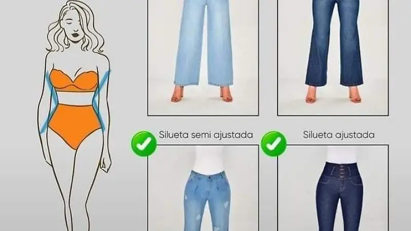 Pantalón silueta reloj de arena